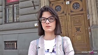 GERMAN SCOUT - 18 Jahre junge Studentin Sara AO Assfuck gefickt bei echten Casting nach der Uni