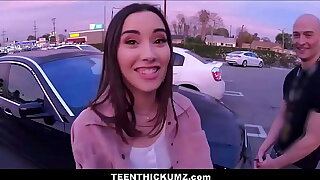 Hot Teen Thickum Fucked By Stranger While Her Hottest Acquaintance Records