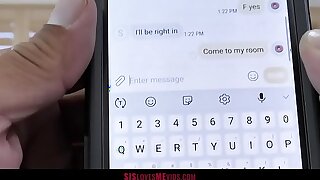 Naughty Teen Fucks Her Stepbro After He Texts Her Dick Pics